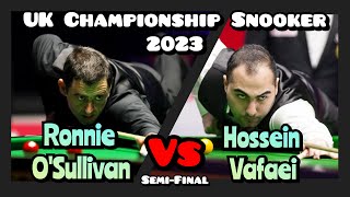 Ronnie OSullivan vs Hossein Vafaei  UK Championship Snooker 2023  SemiFinal Live HD [upl. by Theron]