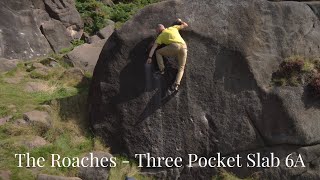 The Roaches  Three Pocket Slab 6A [upl. by Landel]