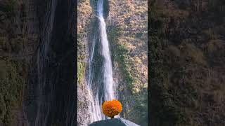 Happily chasing waterfalls waterfall nature travel beautiful mountainspeace mountainpeace [upl. by Sanalda]