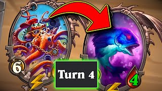 Turn 4 Octo on NZOTH  Hearthstone Battlegrounds [upl. by Barton]