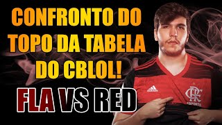 CONFRONTO NO TOPO DA TABELA DO CBLOL FLA VS RED CANIDS PÓS JOGO FLAMENGO E INTZ CBLOL ACADEMY [upl. by Esertak]