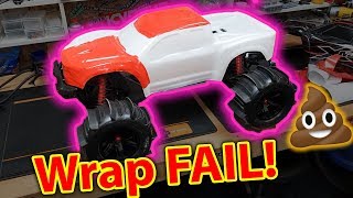 RC Car Wrap FAIL  2nd attempt [upl. by Haase390]