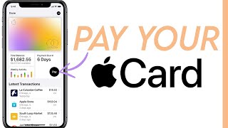 How To Pay Your Apple Credit Card Balance [upl. by Odnuges]