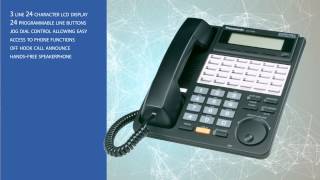 Panasonic KXT7433 Business Phone Summary [upl. by Notgnilra]