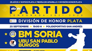 CLUB BALONMANO SORIA VS UBU SAN PABLO BURGOS [upl. by Fital]