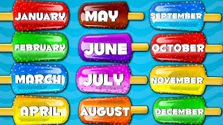 Months Of The Year Songs For Kids And children Preschool Videos For Baby [upl. by Readus]