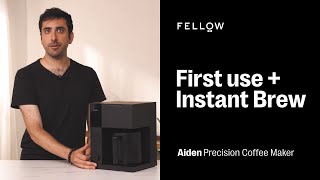 First use  Instant Brew  Aiden Precision Coffee Maker [upl. by Adnik257]