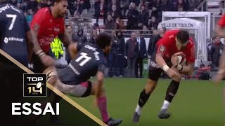 TOP 14  Essai Raphaël LAKAFIA RCT  Toulon  Paris  J17  Saison 20172018 [upl. by Nosiram]