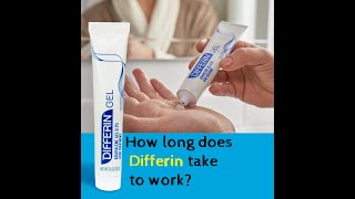 How long does Adapalene or Differin take to work [upl. by Bach]