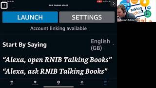 Galloways Tech Talk  3 How to set up RNIB Talking Books on Alexa [upl. by Braca]