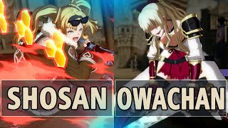 GBVSR🔥Shosan Zeta Crimson Bomber Vs Owachan Vira🔥 High Level Gameplay [upl. by Kletter627]