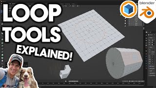 LOOP TOOLS for Blender  All Tools Explained Free Blender AddOn [upl. by Weisler243]