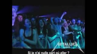 Metallica Unforgiven III 3 sous titree francais live oslo 2010 [upl. by Aitetel]