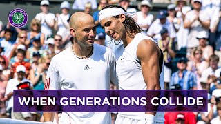 Andre Agassis Wimbledon Farewell vs Rafael Nadal 2006  Best Points ✨ [upl. by Fauch]