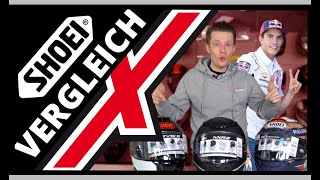 Der GROßE VERGLEICH  SHOEI Integralhelme 2022 XSpirit III NXR2 amp GT AIR II ❌ HelmexpressTV [upl. by Aisya]