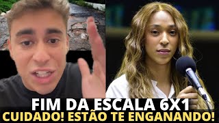 Nikolas Ferreira expõe verdade por trás do Fim da Escala 6x1 de Erika Hilton do Psol [upl. by Yebloc]