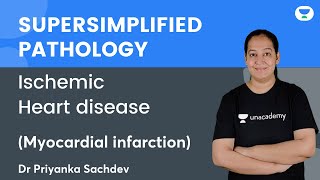 Supersimplified Pathology  Ischemic heart Disease Myocardial infarction  Dr Priyanka Sachdev [upl. by Innavoeg793]