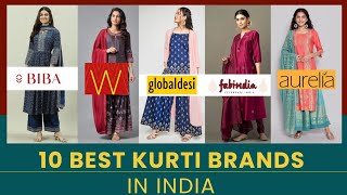 10 Best Women Kurti Brands in India [upl. by Saxe]