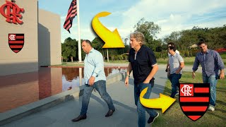 É OFICIAL JORGE JESUS CHEGOU NO CT DO FLAMENGO PRA ASSINAR CONTRATO [upl. by Oigufer]