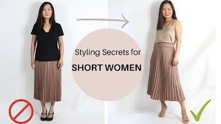 9 Style Secrets Every Short Woman should Know [upl. by Namar]