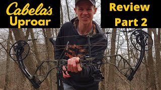 Cabelas Uproar Bow Review Part 2 [upl. by Amliv]