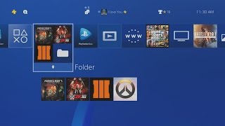 How to Add a Folder for your Games on PS4 [upl. by Codd]