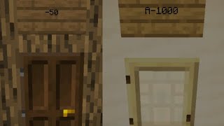 Minecraft Doors Backdoor and Rooms start and ending [upl. by Ecnerolf]