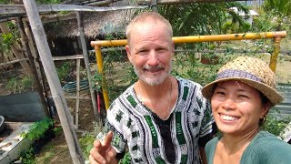 Growing organic vegetables ground preparation using compost and biochar  live healthy eat healthy [upl. by Adnwahsor]