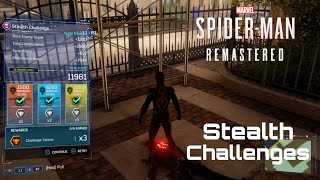 All Screwball Stealth Challenges Ultimate lvl  Spider Man PS5 [upl. by Htebaras]