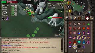 Oldschool Runescape  The Great Olm trio Melee Hand POV [upl. by Kwarteng]