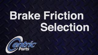 Brake Friction Selection 1080 [upl. by Sibyl305]