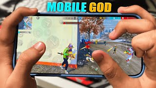 MOBILE GOD 👽 Solo Vs Squad Gameplay 🔥 4Flag Gamer  Free Fire Max [upl. by Inattirb816]