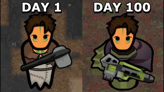 I Survived 100 Days In RimWorld Vanilla Expanded [upl. by Nabi711]