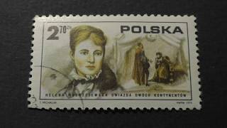 Postage stamp POCZTA POLSKA Helena Modrzejewska Gwiazda Dwoch Kontynentow 1975 Price 270 zl [upl. by Yeldoow632]