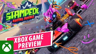 Stampede Racing Royale  Available Now in Game Preview [upl. by Nolasba]