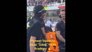 Moment Valentino Rossi quotSidakquot VR46 Riders Academy motogp [upl. by Le]