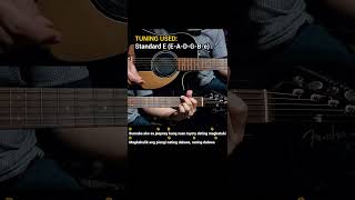 Jeepney  Sponge Cola 2004 Easy Guitar Chords Tutorial with Lyrics Part 1 SHORTS REELS [upl. by Mabel]