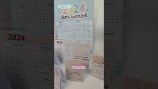 MINI COMBO CALENDÁRIOS PARA IMPRIMIR 2024  ARQUIVO DIGITAL PAPELARIA PERSONALIZADA [upl. by Aivatan891]