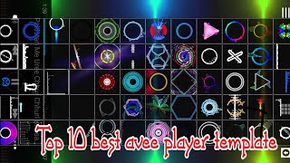 TOP 10 AVEE PLAYER TEMPLATES Download link By Dj Pankaj Raj [upl. by Lipsey757]