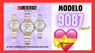 👁️‍🗨️ Un Vistazo Detallado al Elegante Reloj Curren 9087 💼 [upl. by Euqram]