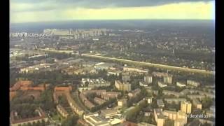 Landeanflug auf Berlin  Tegel HistoryRoute über Tempelhof 1990 [upl. by Lebbie442]