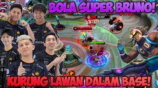 KANDANGIN LAWAN DALAM BASE PAKAI BOLA SUPER BRUNO FULL TEAM RRQ [upl. by Votaw]