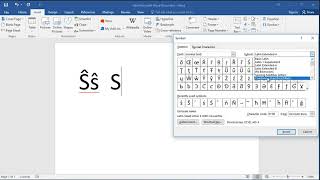 How to type letter S with Circumflex Accent In Word [upl. by Forrester184]