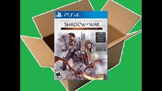 MiddleEarth Shadow of War Definitive Edition NTSC Version PS4 UnboxingBreakdownDemo [upl. by Martelle]