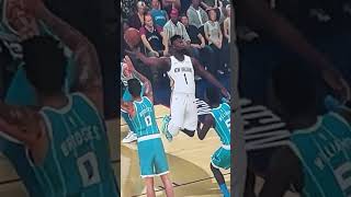 Zion Williamson is the best dunker in the nba nba gaming basketball nba2k24 nbaplayer shorts [upl. by Gnort]