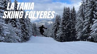 La Tania  Skiing Folyeres [upl. by Flann]