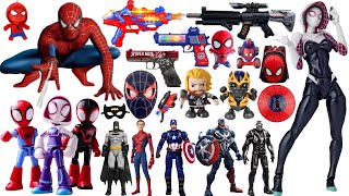 Marvel Popular Toy Series Open Box  Spider Man Action Doll  Marvel Electric Spider Man Toy Gun [upl. by Leodora]