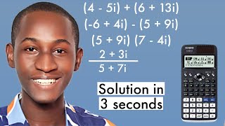 COMPLEX NUMBERS CALCULATOR TRICKS Solve fast in seconds using Casio fx991 ex classwiz [upl. by Templeton384]