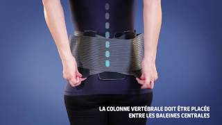 Thuasne  Ceinture lombaire Lombatech®  Mise en place [upl. by Drofhsa]