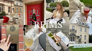 One Day in Reims Champagne Region  Pommery Tasting French Brasserie amp GH Mumm Cellar Tour [upl. by Yasdnyl825]